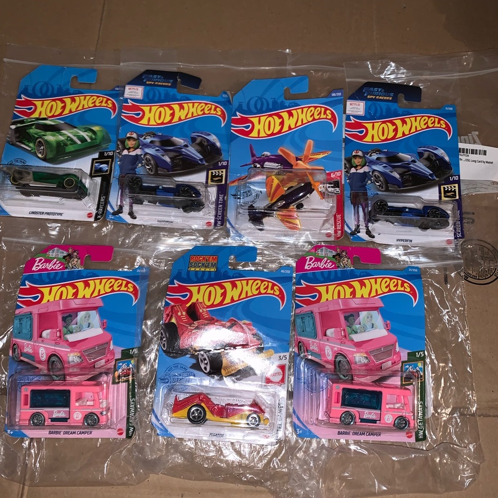 7 hot wheels